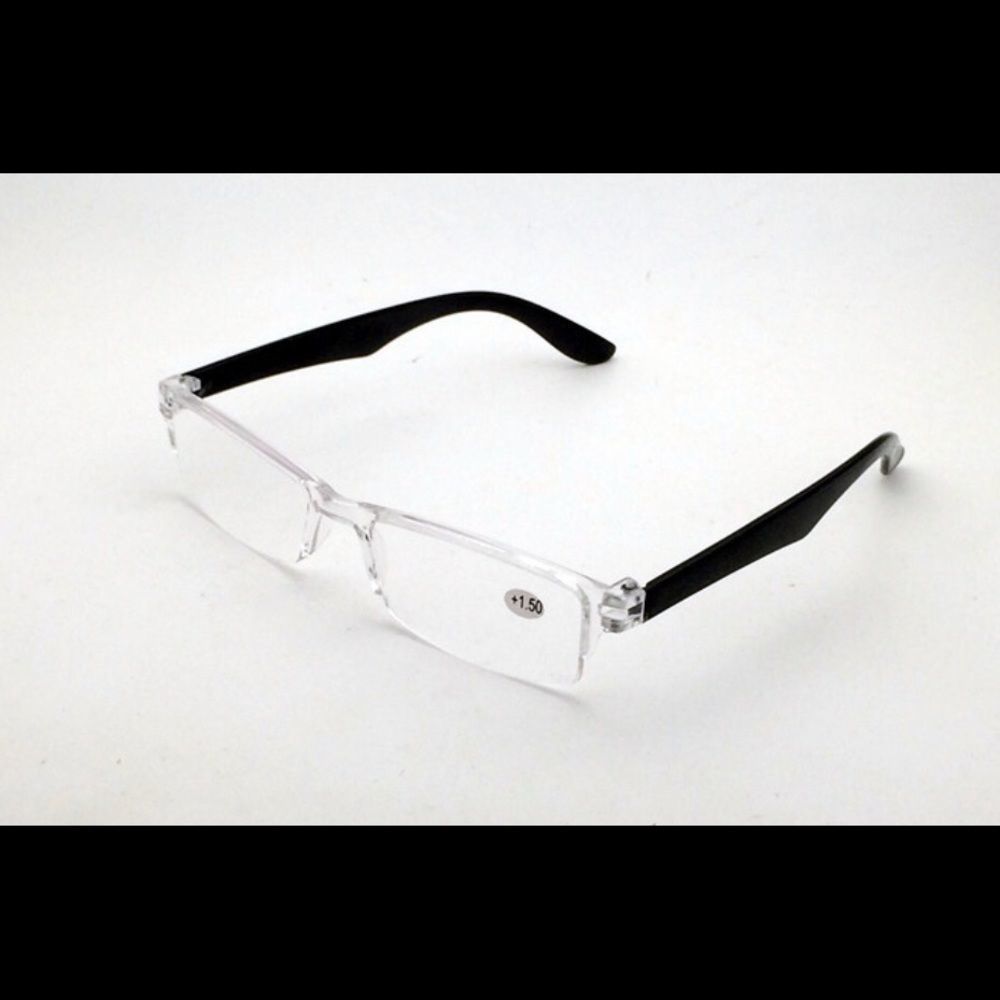 +300 black ultra slim readers plus blue blocker